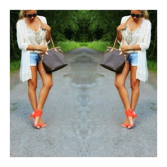 ✨SOLD ❤️Steve Madden orange pump - Picture 3 of 4