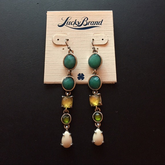 LuckyBrand dangling earrings, brand new!