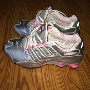 Pink & Silver Nike shox