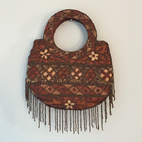 Small vintage beaded purse