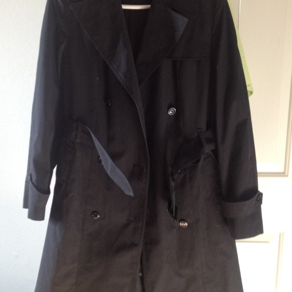 Ladies Black Trench Coat