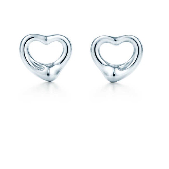 Tiffany & co Elsa Pretti open heart earrings