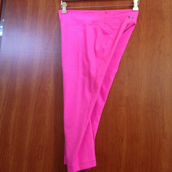 Pink Under Armour Yoga Capris.
