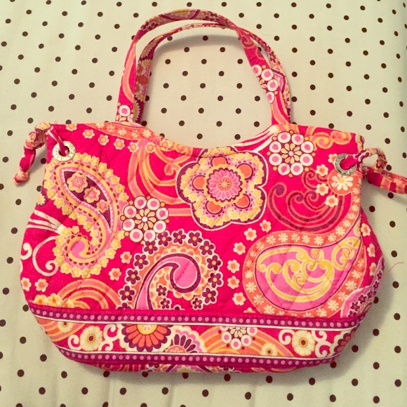 Red and orange Vera Bradley Purse