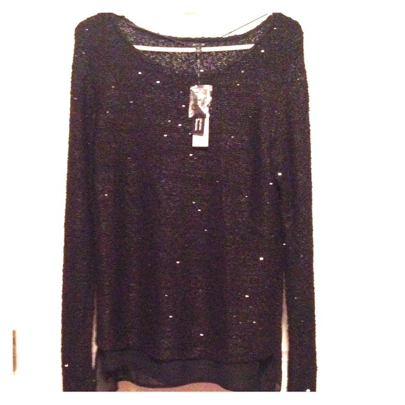 NWT APT 9 black XL sweater