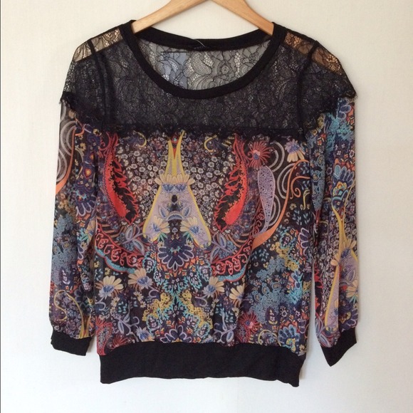 Nordstroms  Tops - Eyelash Lace pullover