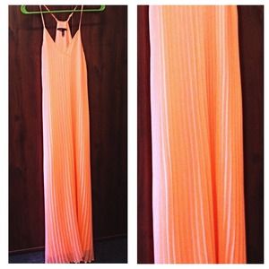 VS Peach Maxi Gown