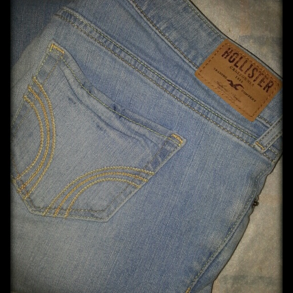 Hollister super skinny faded jeans
