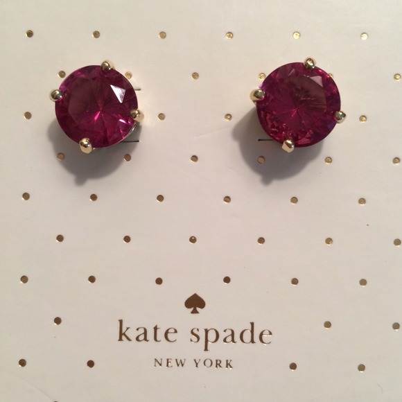 Kate Spade large gumdrop stud earrings
