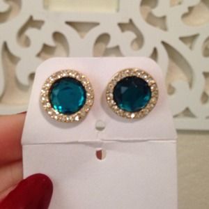Emerald and Diamond Earrings