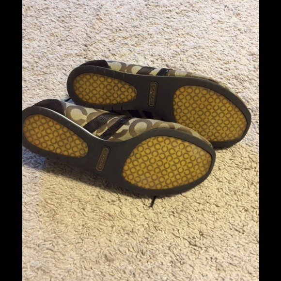 Sold🎉 Brown coach sneakers - Picture 3 of 3