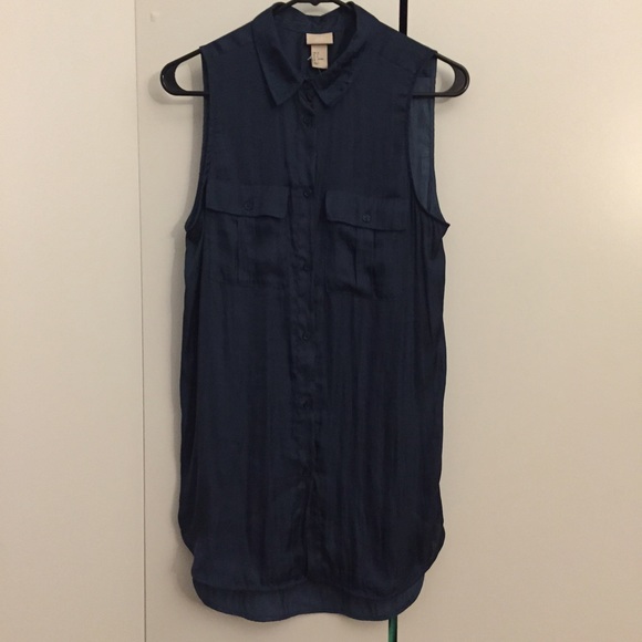 5/$25 bundle H&M satin long tops - Picture 4 of 4