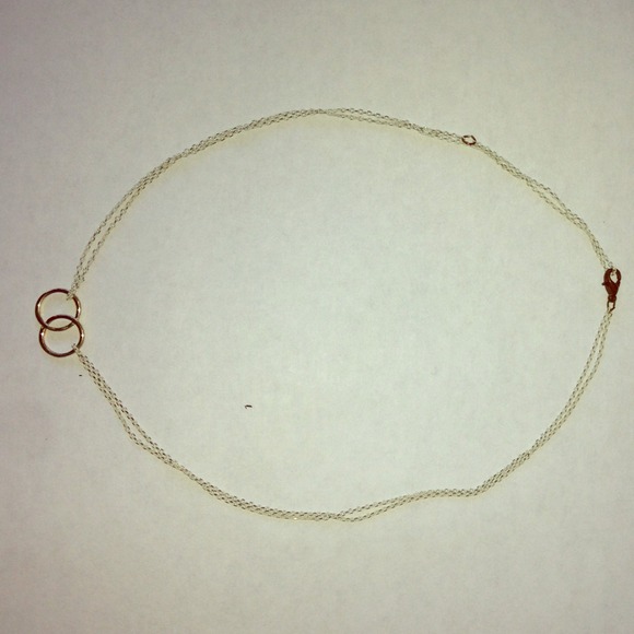 Brandy Melville Jewelry - Two circle necklace