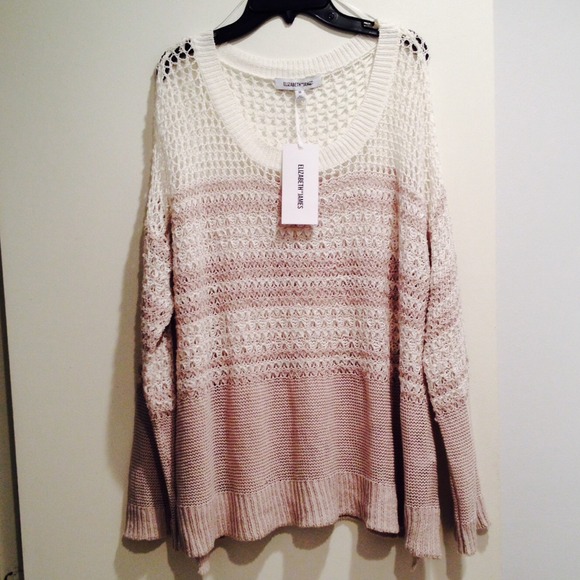 Elizabeth and James Oversized Knit Sweater - Picture 2 of 4