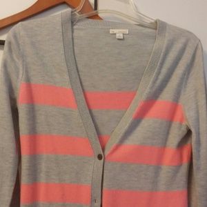 Gap soft stripe cardigan