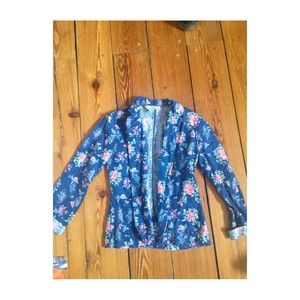 Floral blazer