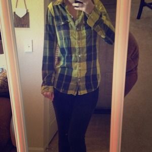 PAC sun nollie boyfriend fit flannel size small