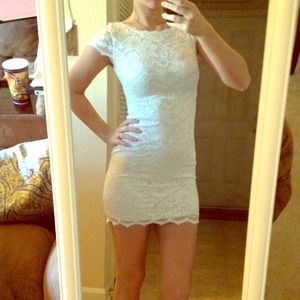 B. Darlin size 1/2 white dress
