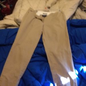 Khaki colored dress pants