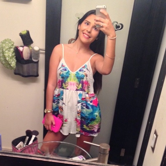 Sabo Skirt Printed Tropical Playsuit