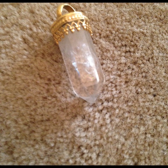 Vintage authentic crystal necklace pendant