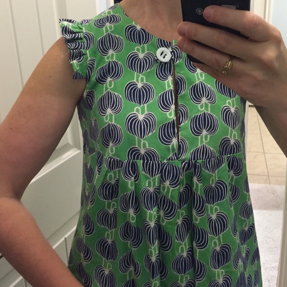 SOLD💚Cotton empire waist dress - Picture 3 of 4