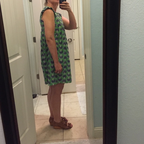 SOLD💚Cotton empire waist dress - Picture 4 of 4