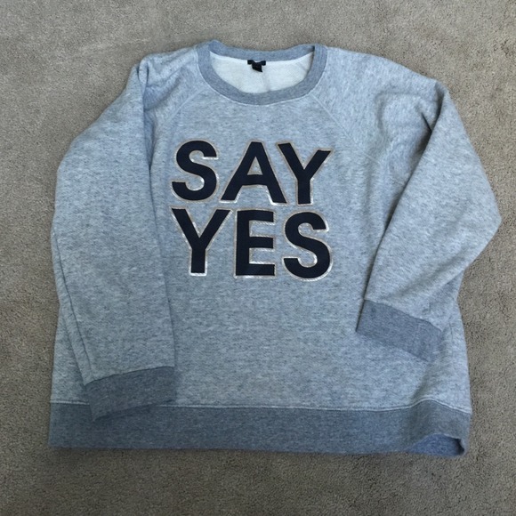 J.Crew 3/4 Sleeve Sweatshirt