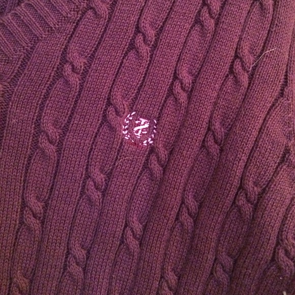 Purple Izod petite sweater - Picture 3 of 4