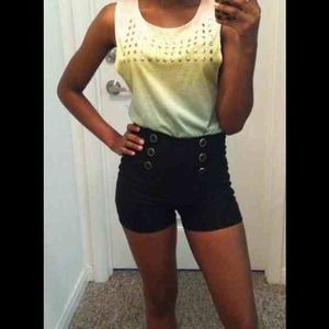 BLACK HIGH WAISTED PANTS