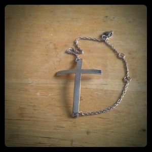 A cross bracelet/anklet