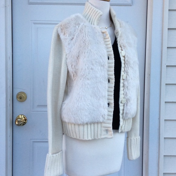 SALE Gorgeous NEW Wool/Angora Sweater by C WONDER - Picture 3 of 4
