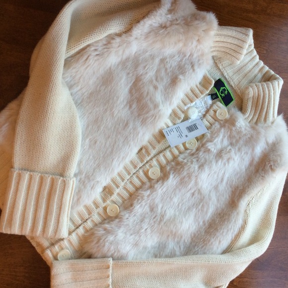 SALE Gorgeous NEW Wool/Angora Sweater by C WONDER - Picture 4 of 4