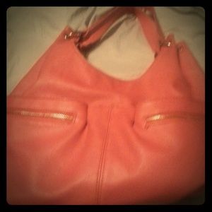 Peach purse