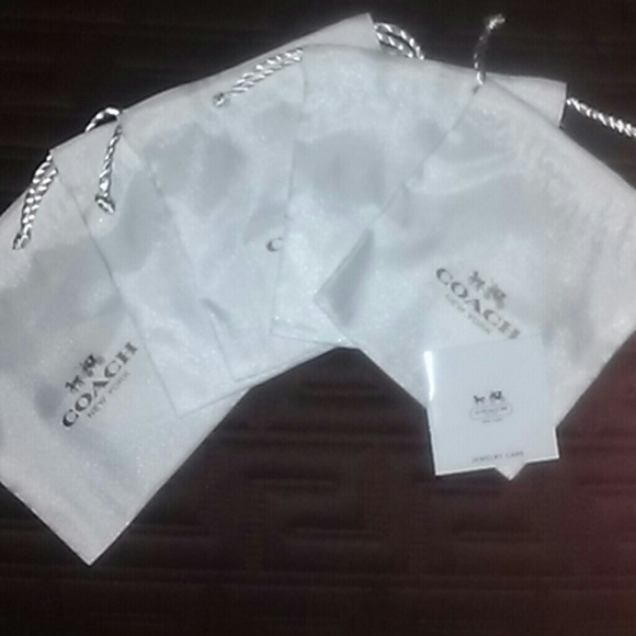 5 Coach Satin Bags