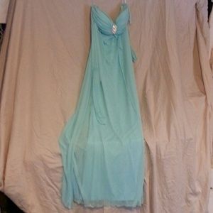 Formal strapless gown