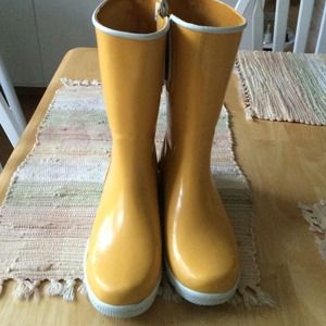 Sperry Yellow Rain Boots