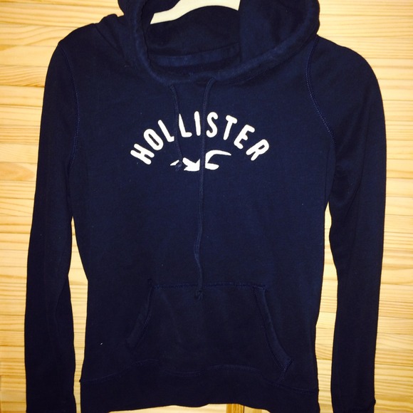 Navy Blue Hollister Hoodie
