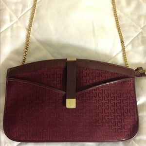 Charles Jourdan Vintage 1970's clutch Rare!!