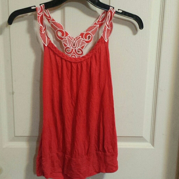 Coral tank top