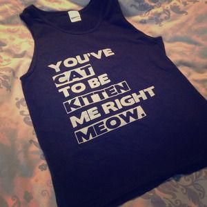 Cat t-shirt tank!