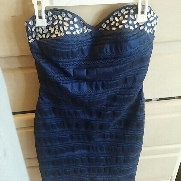 Navy blue dress