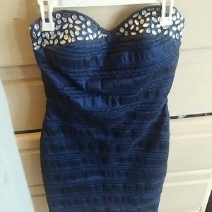 Navy blue dress