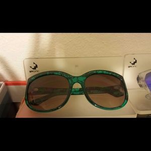 Spy turquoise sunglasses