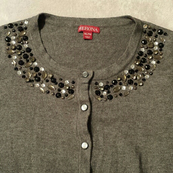 Jeweled cardigan