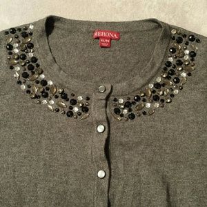 Jeweled cardigan