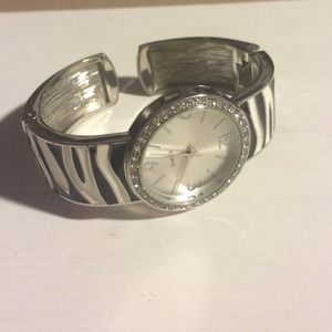 Zebra print watch