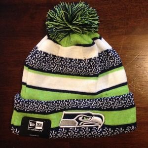 Seattle Seahawks sideline beanie 2014 brand new!