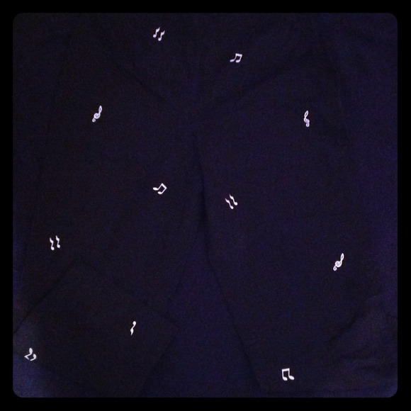 NWOT Black music note pants (Requirements)