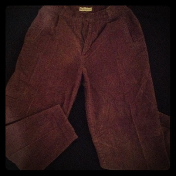 Purple velvet dressbarn pants